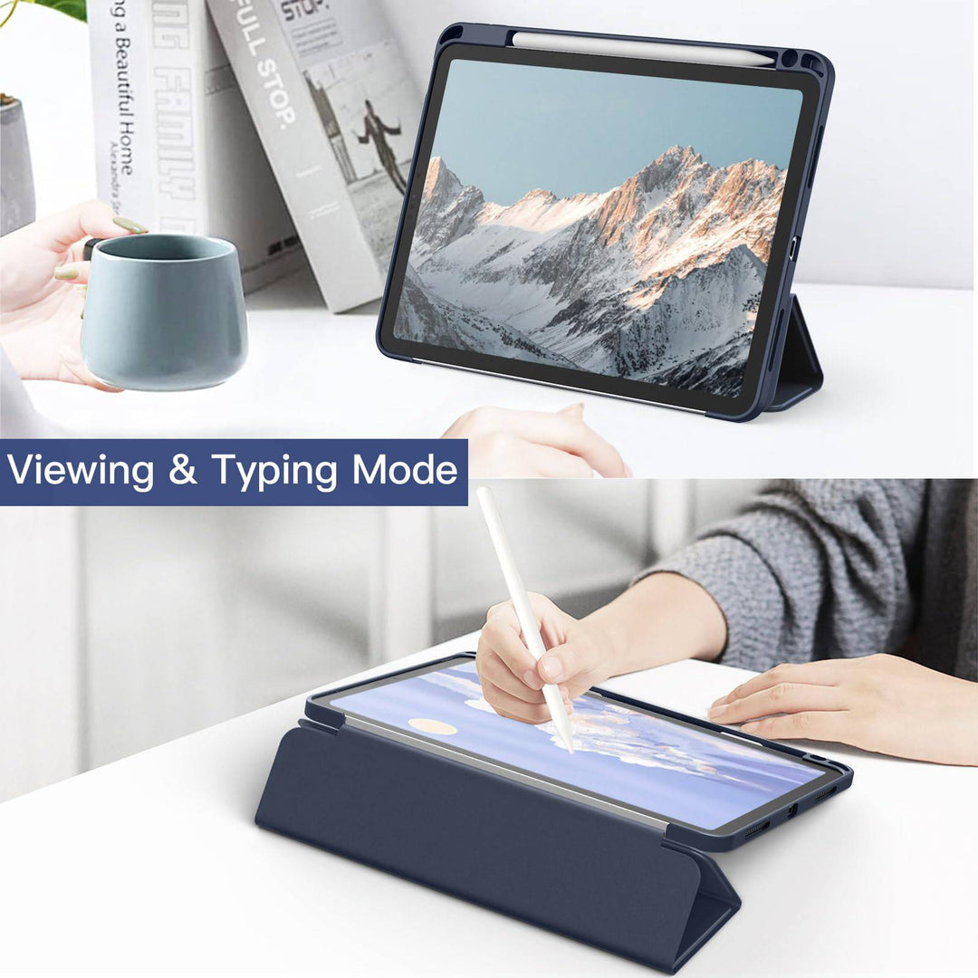 JETech Slim Clear iPad Pro Case with Pencil Holder - DOKUTRONIX