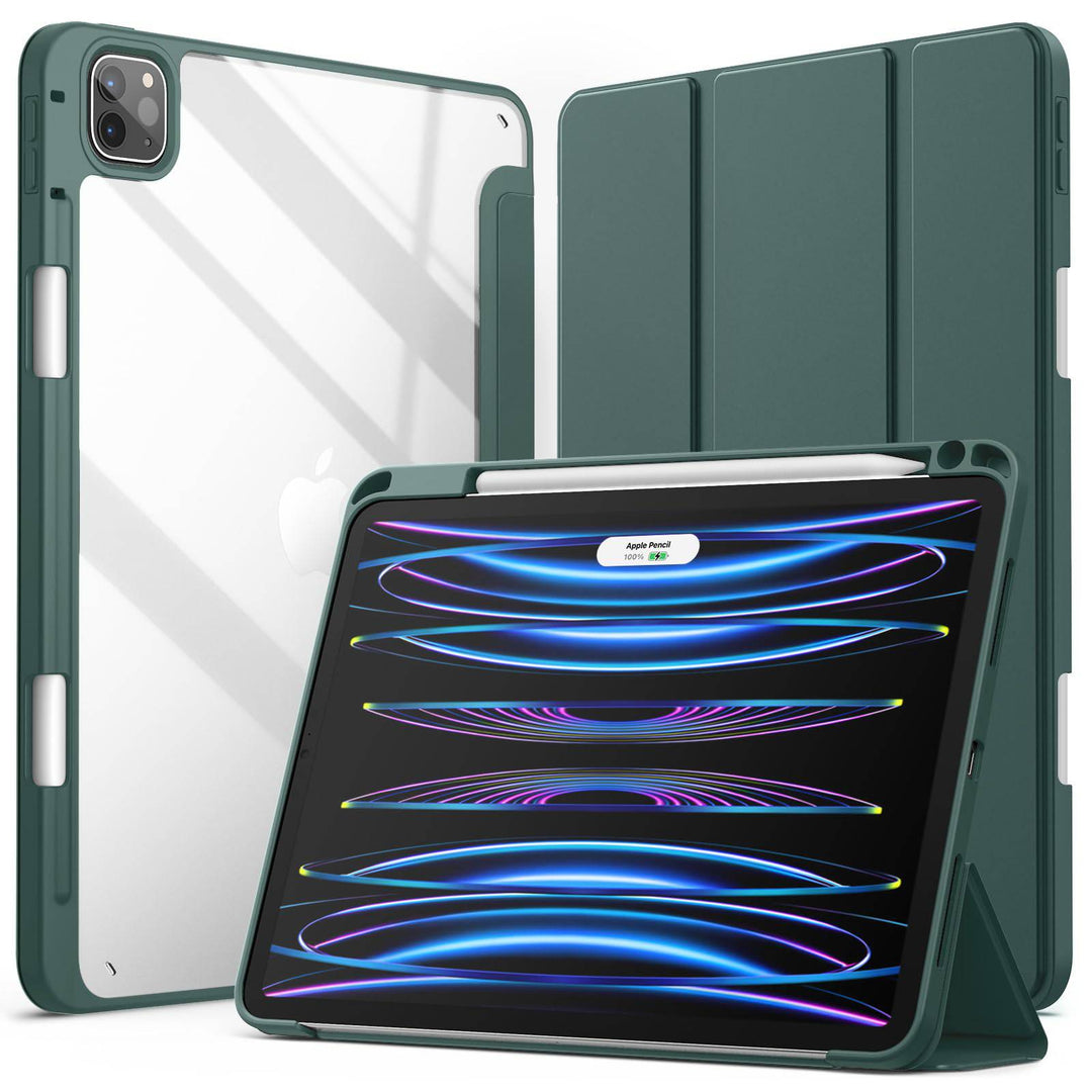 JETech Slim Clear iPad Pro Case with Pencil Holder - DOKUTRONIX