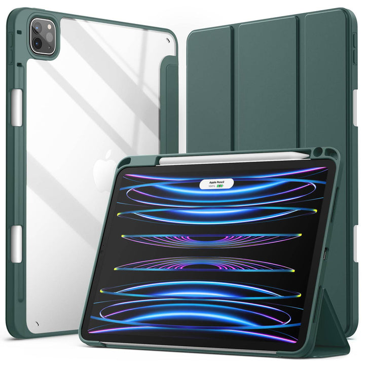 JETech Slim Clear iPad Pro Case with Pencil Holder - DOKUTRONIX