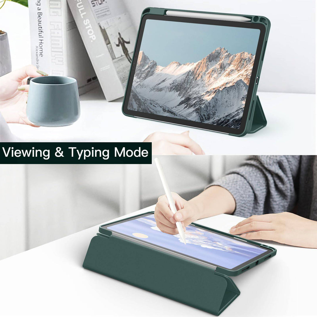 JETech Slim Clear iPad Pro Case with Pencil Holder - DOKUTRONIX