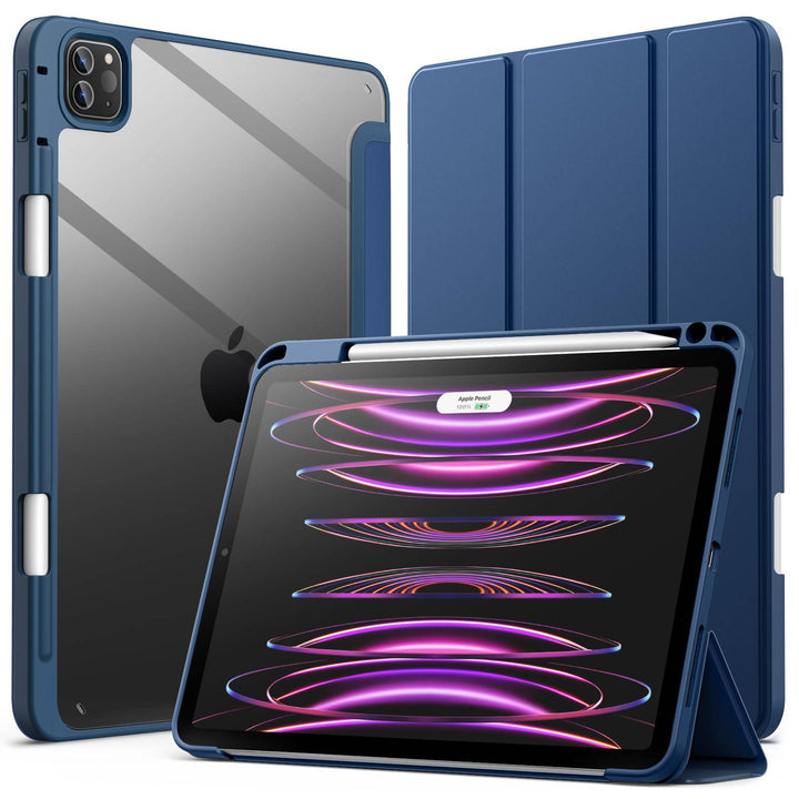 JETech Slim Clear iPad Pro Case with Pencil Holder - DOKUTRONIX