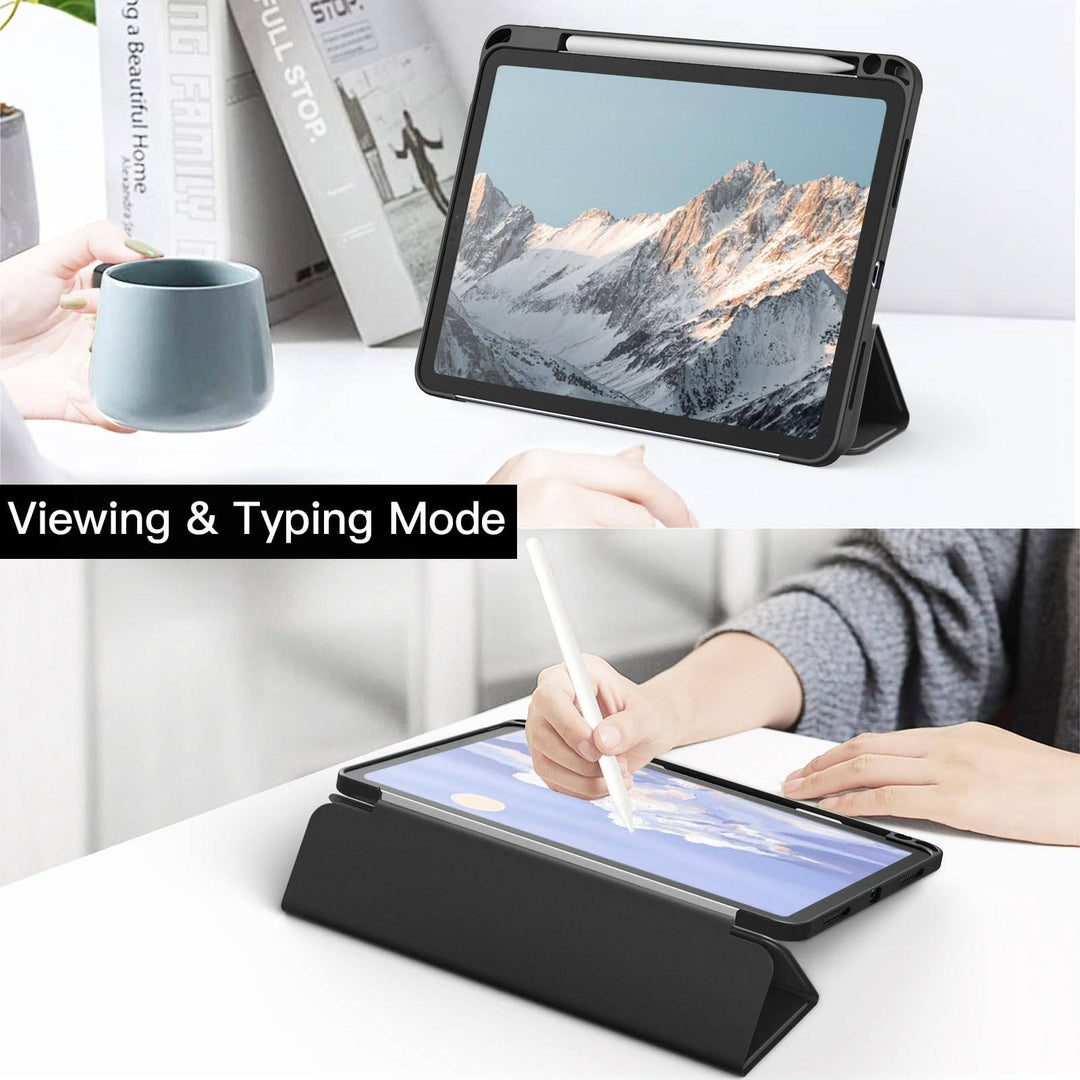 JETech Slim Clear iPad Pro Case with Pencil Holder - DOKUTRONIX