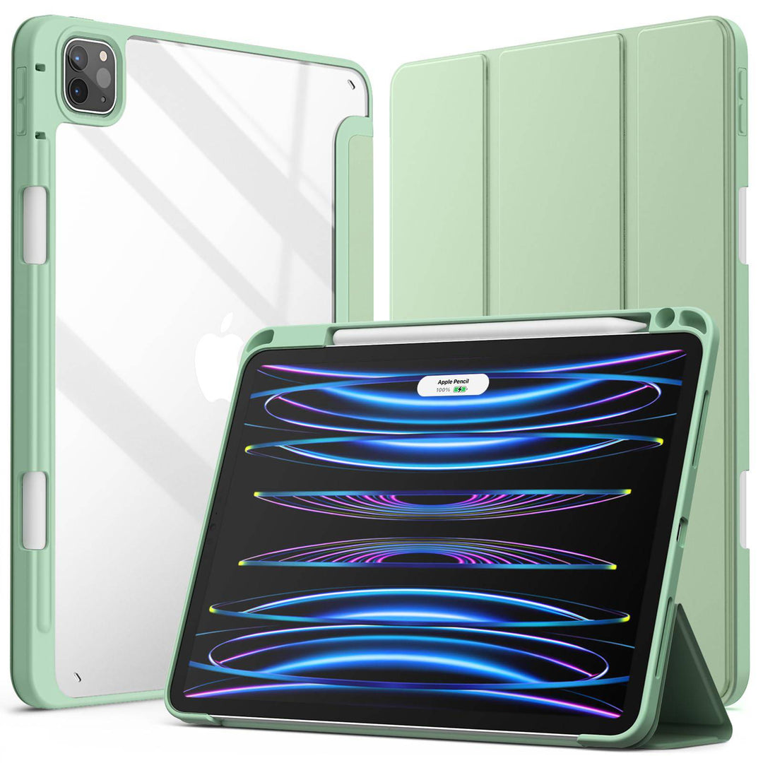 JETech Slim Clear iPad Pro Case with Pencil Holder - DOKUTRONIX