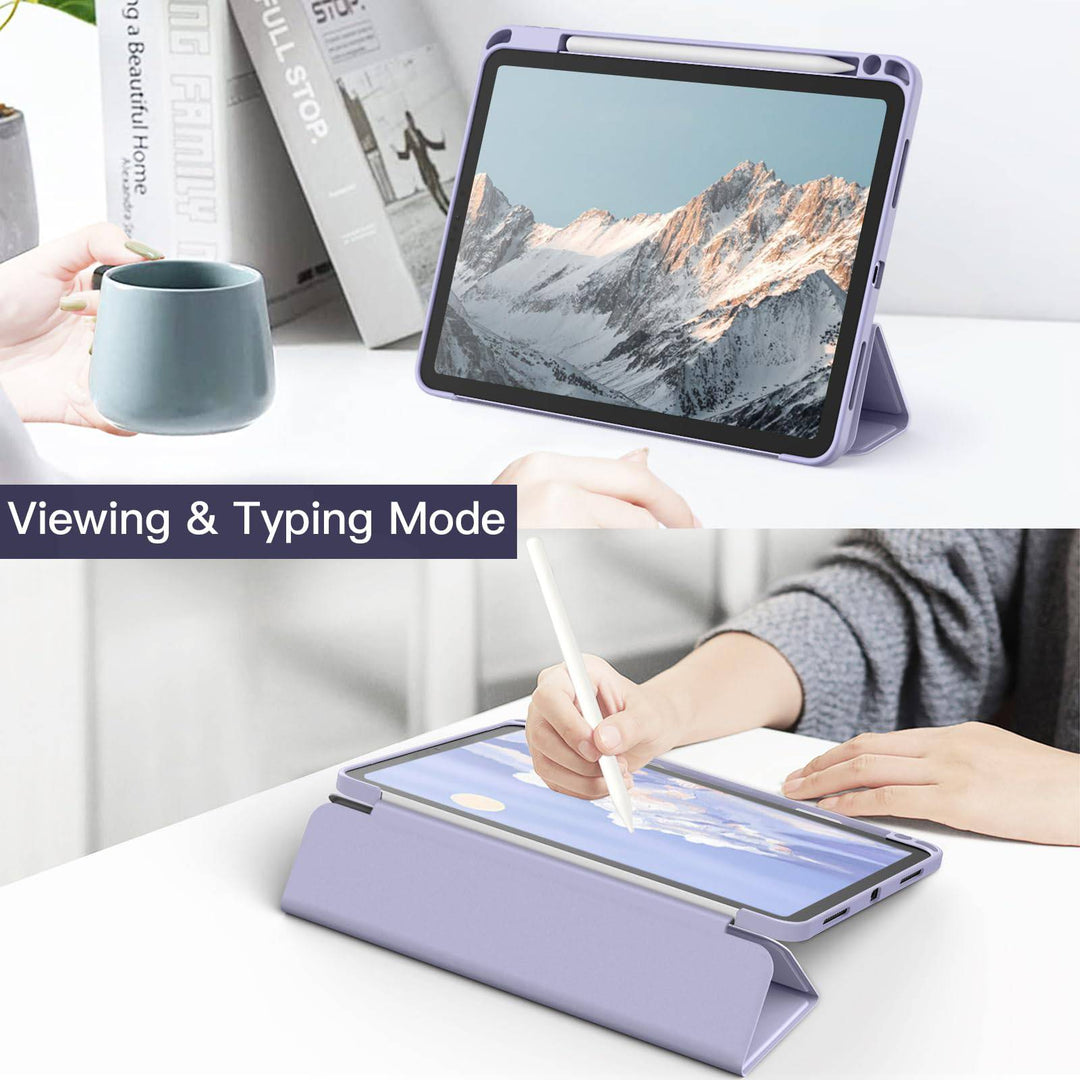 JETech Slim Clear iPad Pro Case with Pencil Holder - DOKUTRONIX