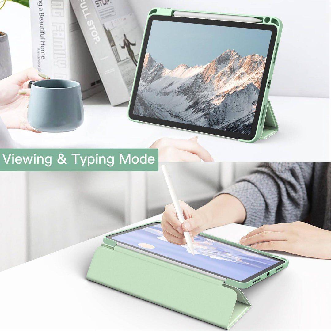 JETech Slim Clear iPad Pro Case with Pencil Holder - DOKUTRONIX