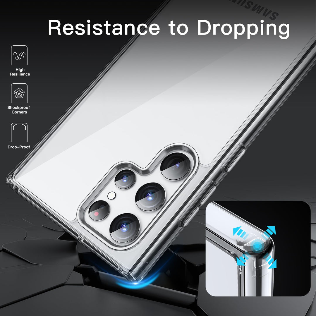 JETech ClearShield Case for Galaxy S22 Ultra 5G - DOKUTRONIX