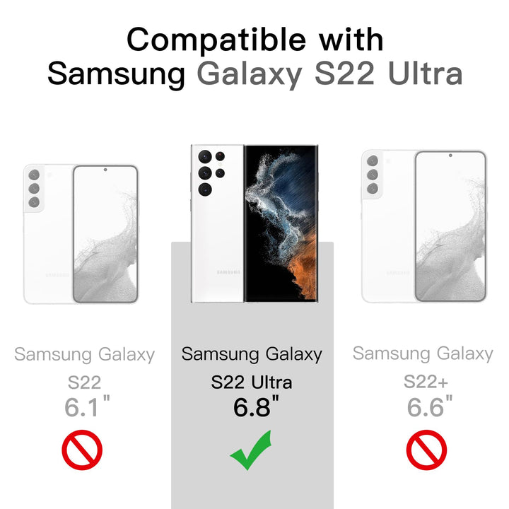 JETech ClearShield Case for Galaxy S22 Ultra 5G - DOKUTRONIX