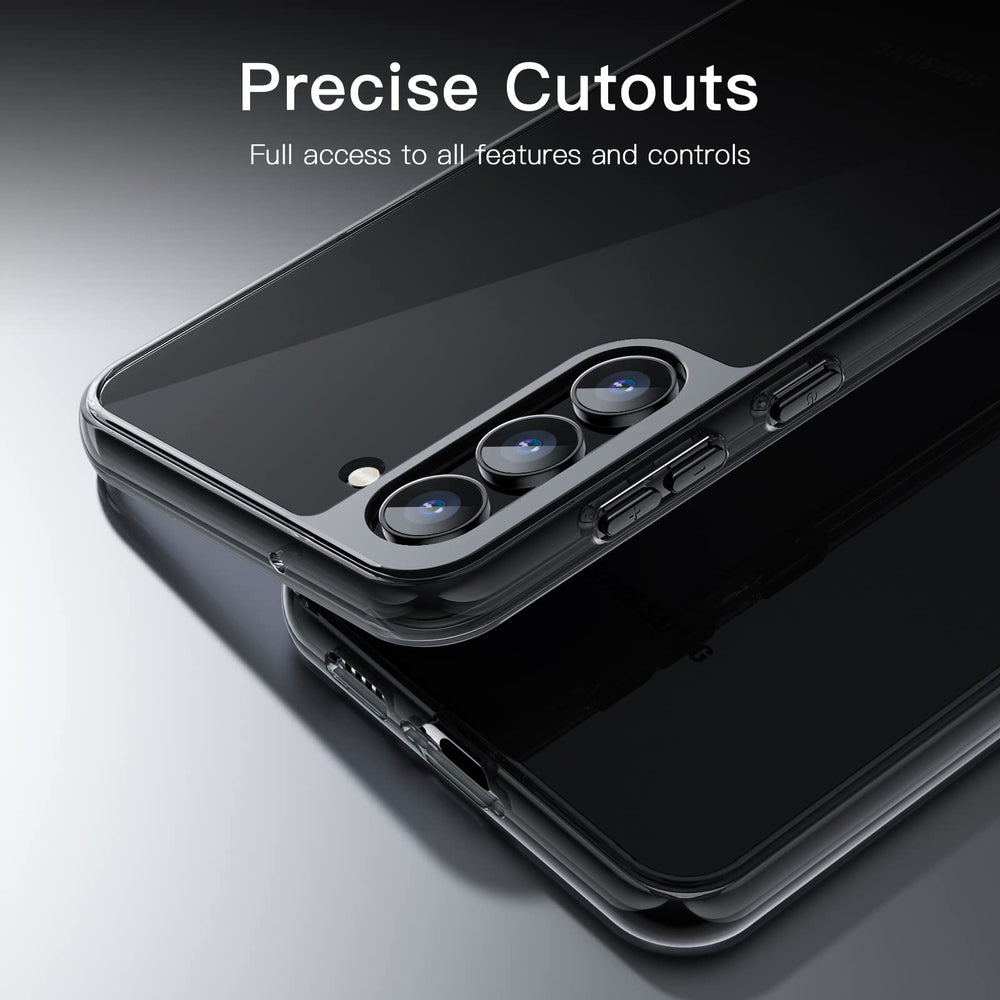 JETech Galaxy S23+ Armor Case - Black Shockproof Cover - DOKUTRONIX