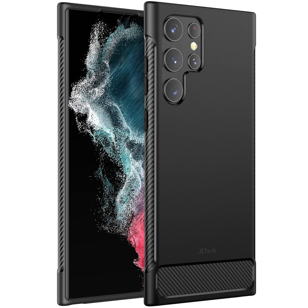 JETech Carbon Fiber Slim Case for Galaxy S22 Ultra - DOKUTRONIX