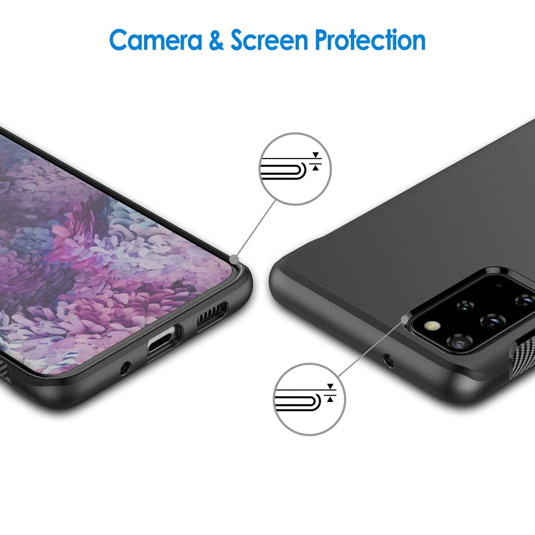 JETech Carbon Slim Case for Galaxy S20 Plus 5G - DOKUTRONIX