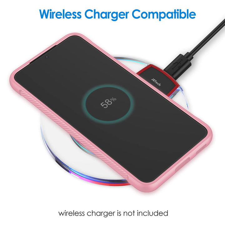 JETech Slim Carbon Case for Galaxy S22+ - Pink - DOKUTRONIX