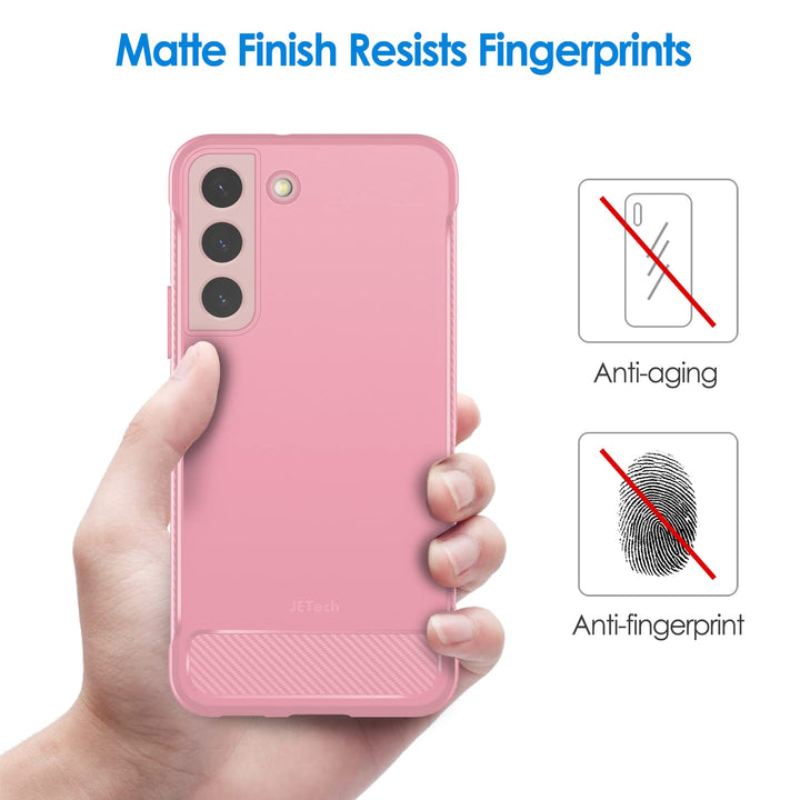 JETech Slim Carbon Case for Galaxy S22+ - Pink - DOKUTRONIX