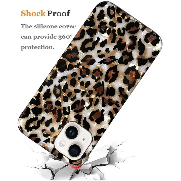 Leopard Sparkle iPhone 15 Plus Case - DOKUTRONIX