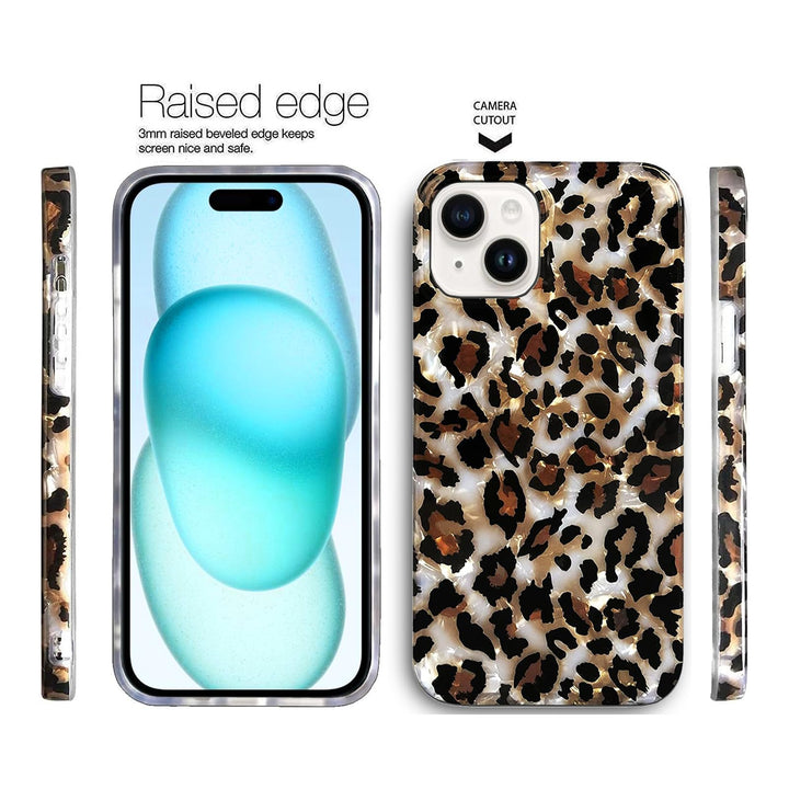 Leopard Sparkle iPhone 15 Plus Case - DOKUTRONIX