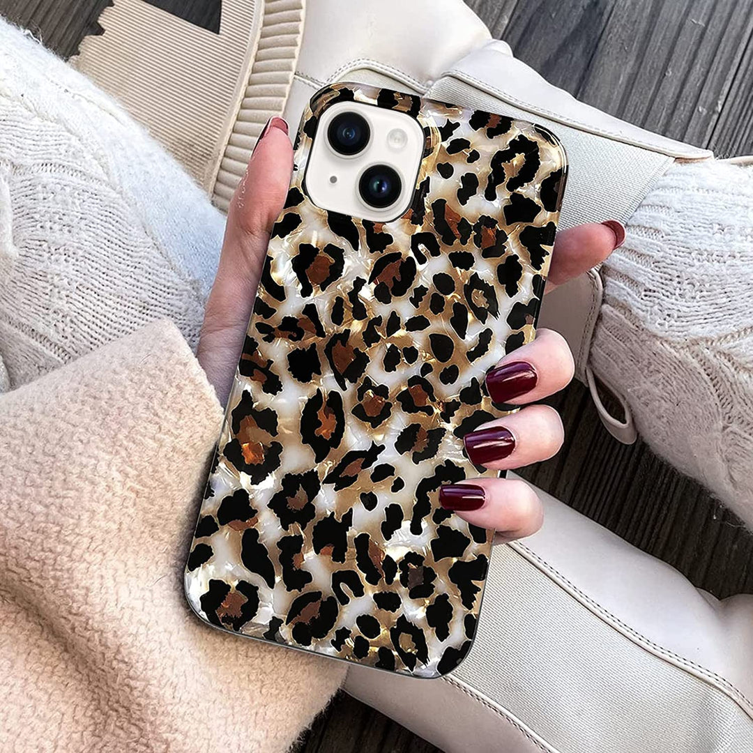 Leopard Sparkle iPhone 15 Plus Case - DOKUTRONIX