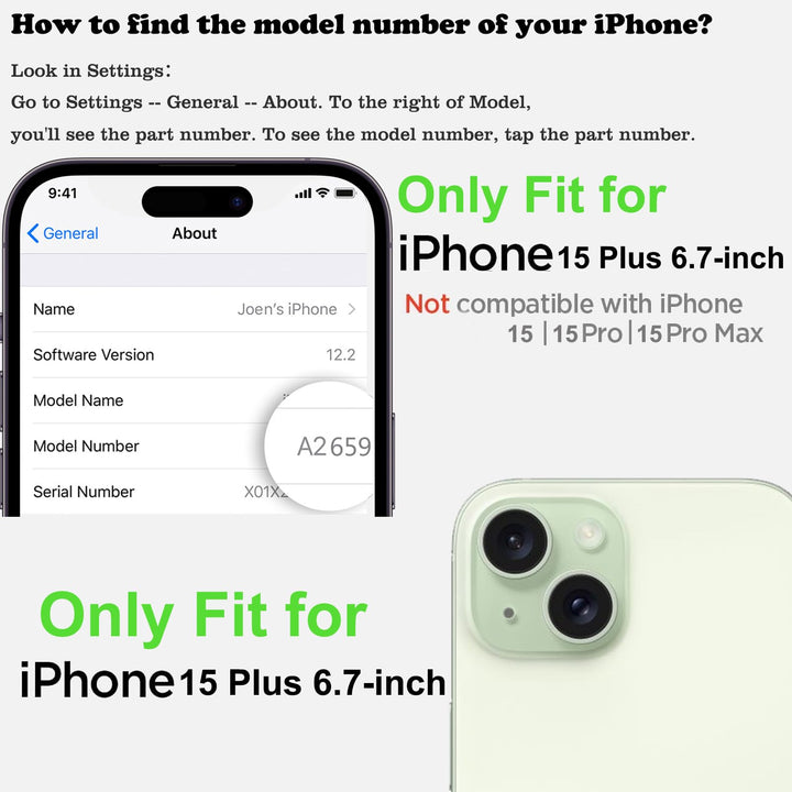 Floral Elegance iPhone 15 Plus Case - Frosted Clear - DOKUTRONIX