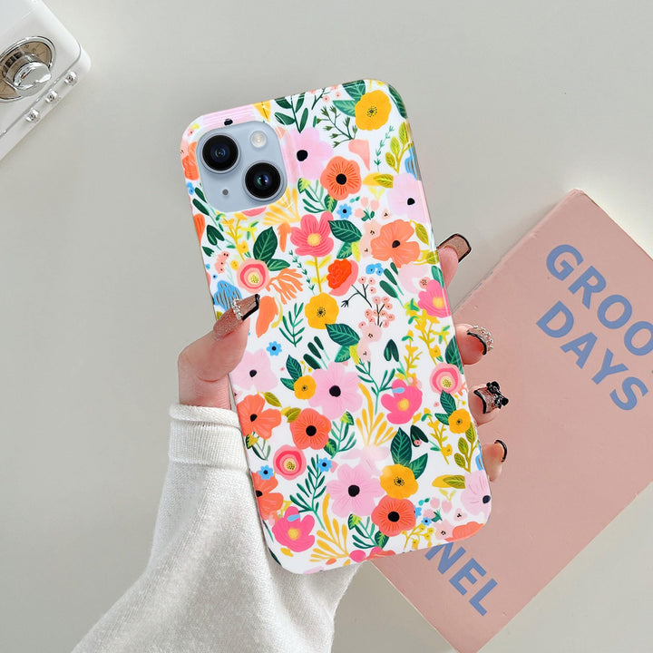 Floral Shield: iPhone 15 Plus Soft Case for Women - DOKUTRONIX