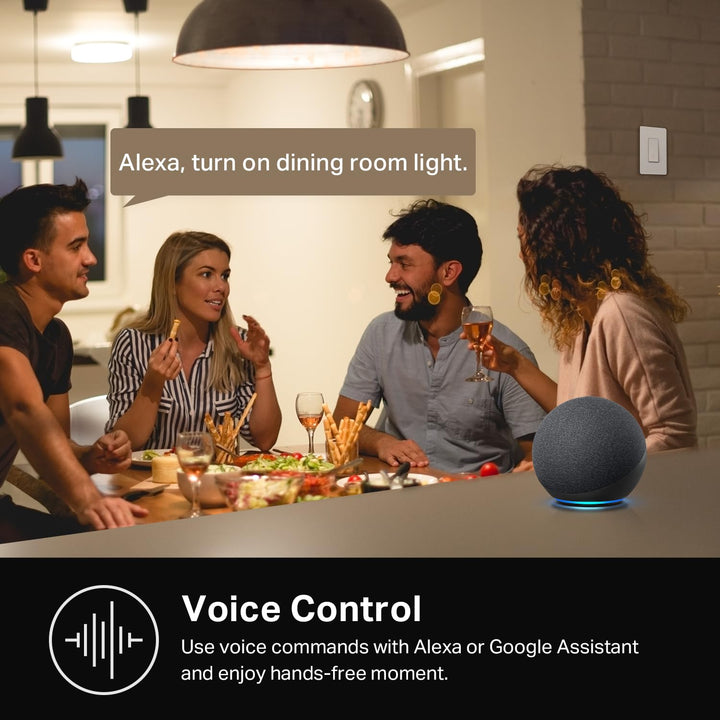 Kasa Smart 3 Way Switch HS210 KIT, Needs Neutral Wire, 2.4GHz Wi-Fi Light Switch works with Alexa and Google Home, UL Certified, No Hub Required, White,2 Count (Pack of 1) - DOKUTRONIX