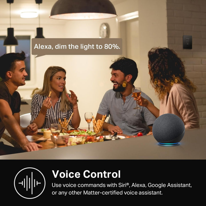 Kasa Smart Light Switch HS200, Single Pole, Needs Neutral Wire, 2.4GHz Wi-Fi Light Switch Works with Alexa and Google Home, UL Certified, No Hub Required , White - DOKUTRONIX