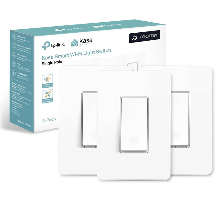 Kasa Smart Switch Trio: Alexa & Google Ready - DOKUTRONIX