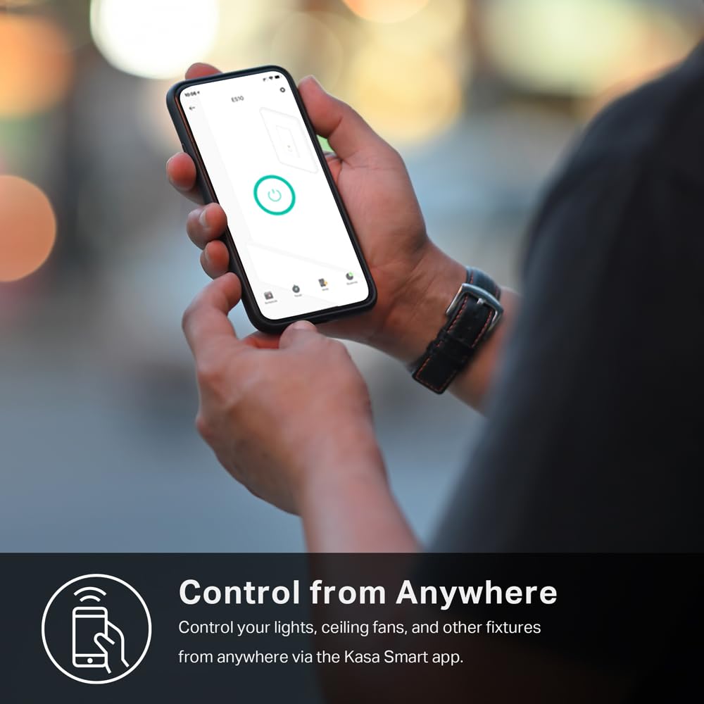 Kasa Smart Switch 2-Gang HS200-2, Single Pole,Neutral Wire Required, 2.4GHz Wi-Fi Light Switch Compatible with Alexa and Google Home, UL Certified, No Hub Required, White - DOKUTRONIX