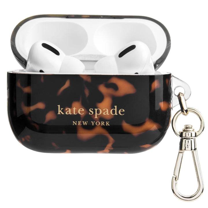 Kate Spade Tortoiseshell AirPods Pro Case & Keychain - DOKUTRONIX