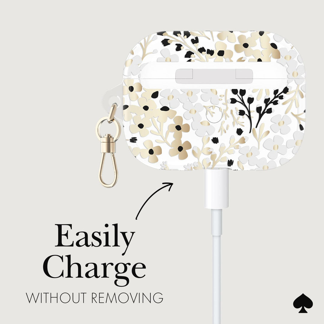 Kate Spade Tortoiseshell AirPods Pro Case & Keychain - DOKUTRONIX