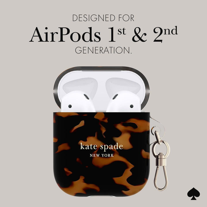 Kate Spade Tortoiseshell AirPods Pro Case & Keychain - DOKUTRONIX