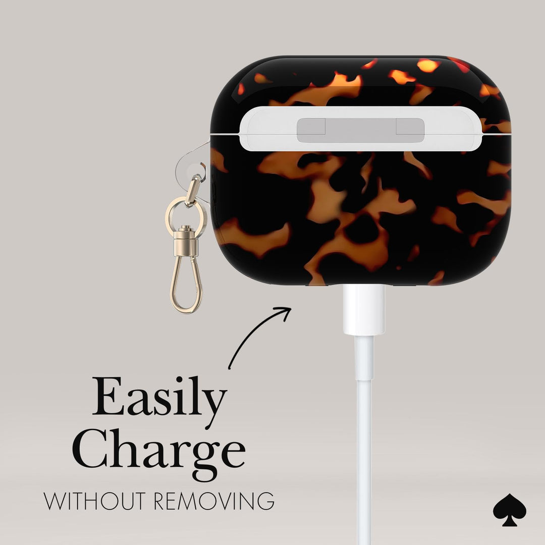 Kate Spade Tortoiseshell AirPods Pro Case & Keychain - DOKUTRONIX