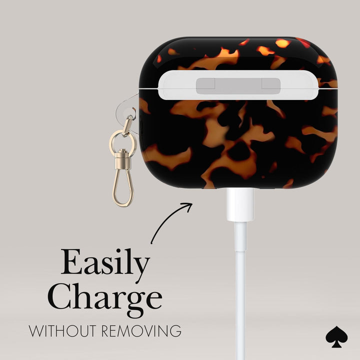 Kate Spade Tortoiseshell AirPods Pro Case & Keychain - DOKUTRONIX