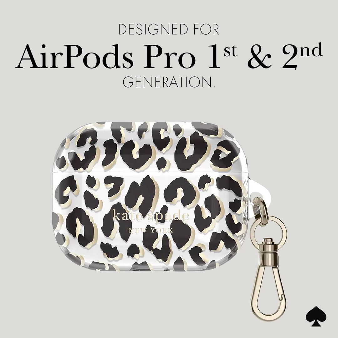 Kate Spade Tortoiseshell AirPods Pro Case & Keychain - DOKUTRONIX