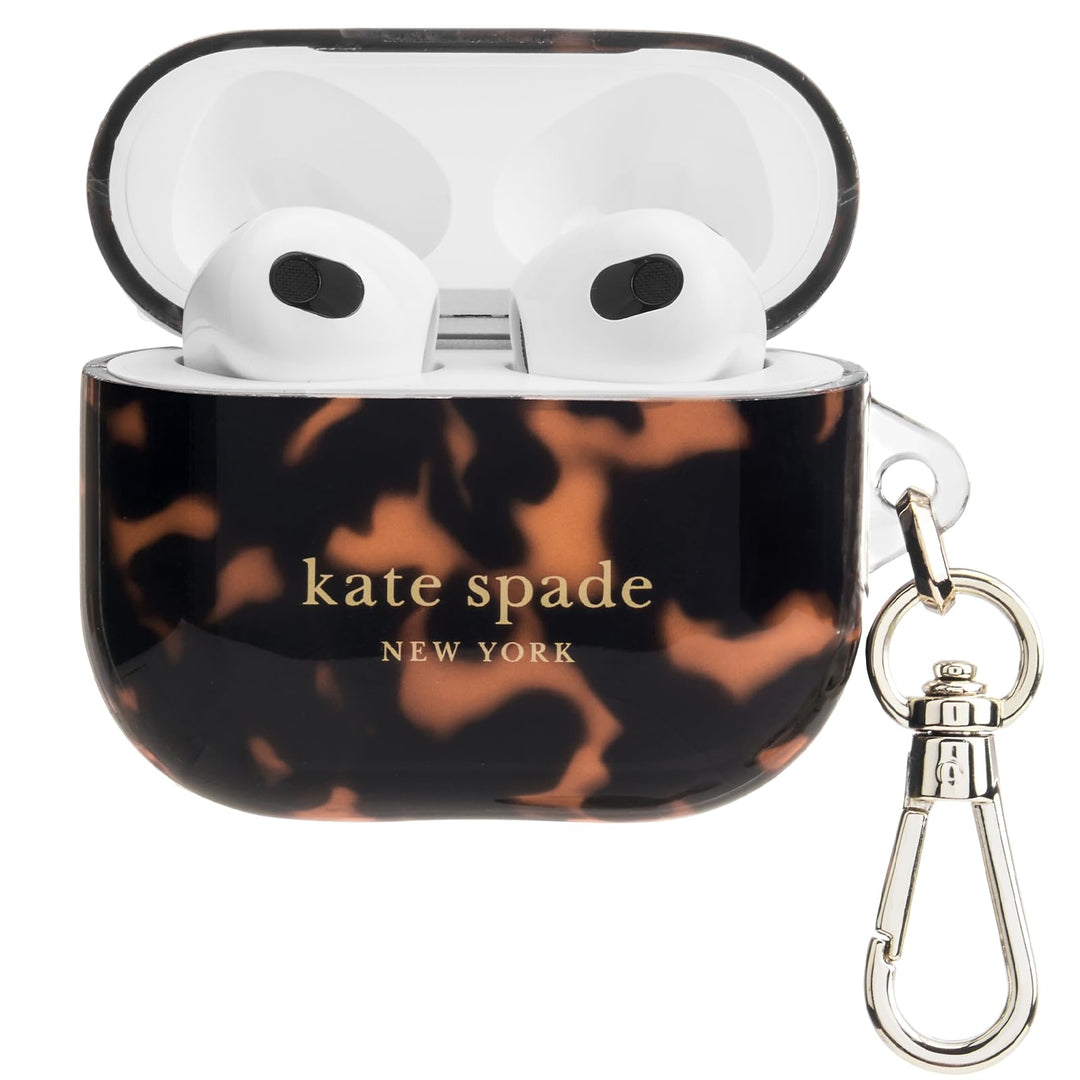 Kate Spade Tortoiseshell AirPods Pro Case & Keychain - DOKUTRONIX