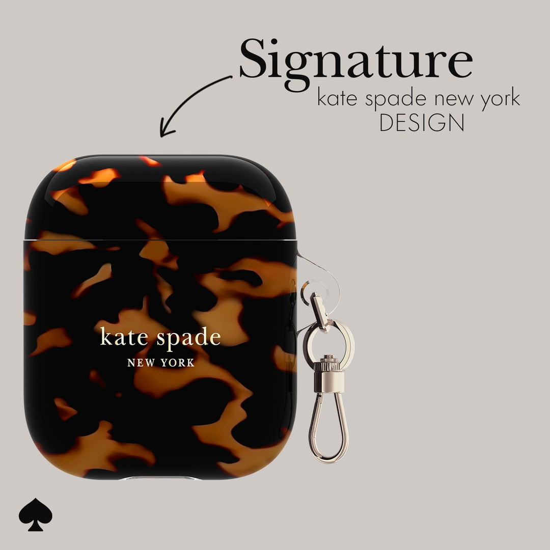 Kate Spade Tortoiseshell AirPods Pro Case & Keychain - DOKUTRONIX