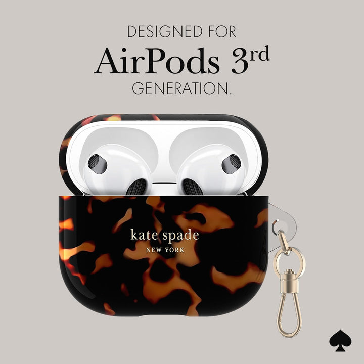 Kate Spade Tortoiseshell AirPods Pro Case & Keychain - DOKUTRONIX