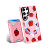 Kawaii Strawberry Galaxy S24 Ultra Wallet Case