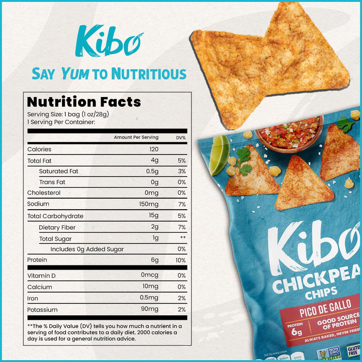 Kibopack: High-Protein Chickpea Chips - DOKUTRONIX