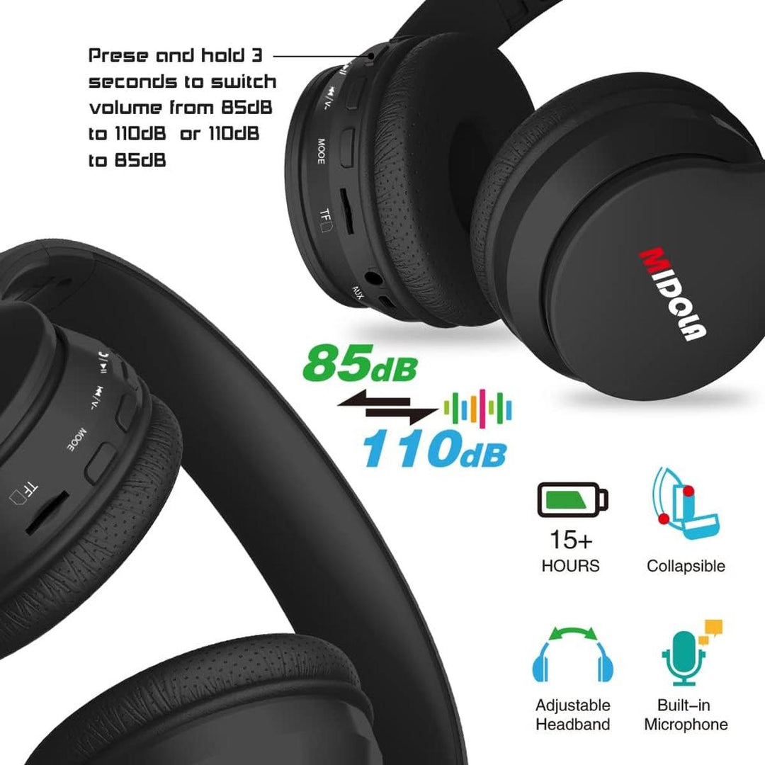 Foldable KidzBT Headset - 85/110dB - DOKUTRONIX