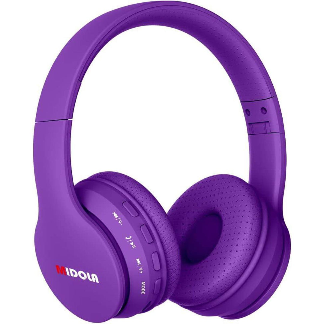 KidBeatz Foldable BT Headphones - Purple - DOKUTRONIX