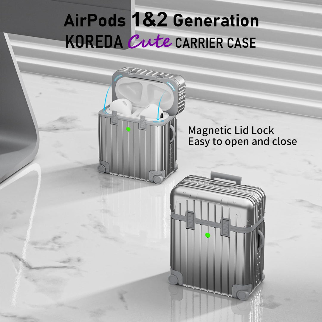 Koreda Quirky Suitcase AirPods Case - DOKUTRONIX