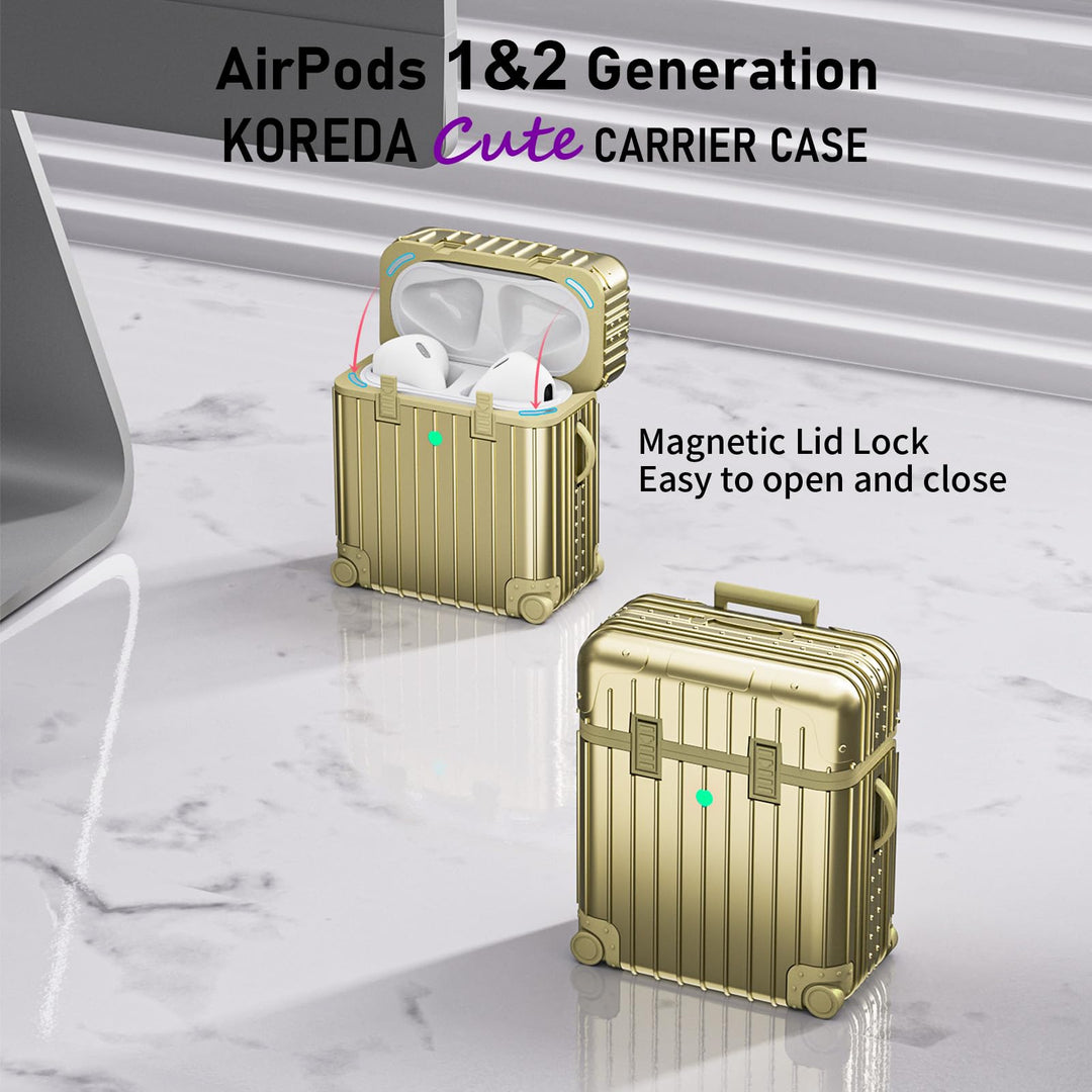Koreda Quirky Suitcase AirPods Case - DOKUTRONIX