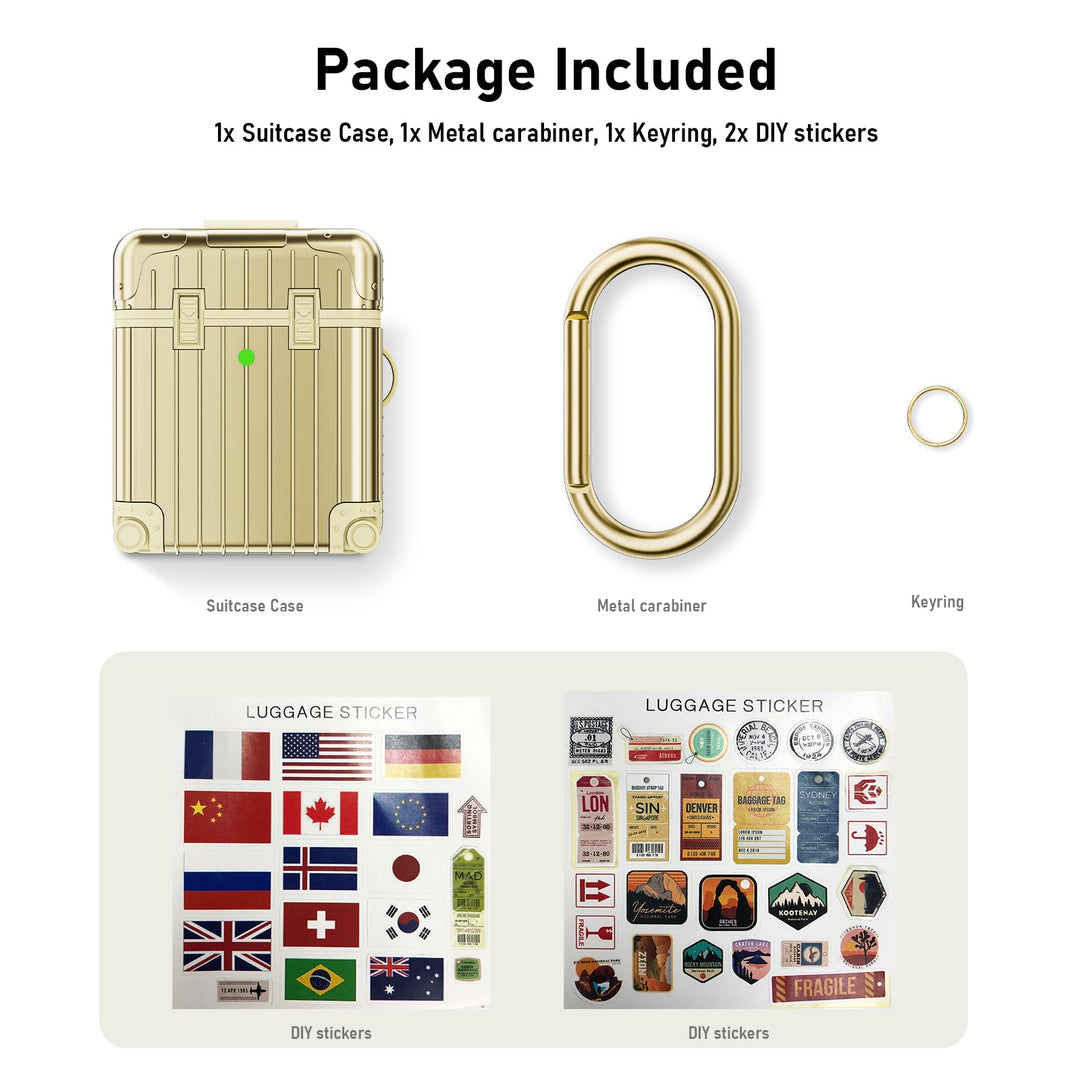 Koreda Quirky Suitcase AirPods Case - DOKUTRONIX