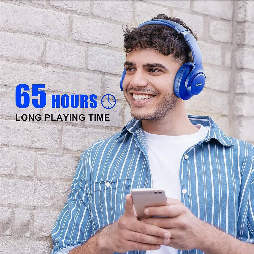 BLUVIDIO SoundWave Bluetooth Headphones - DOKUTRONIX