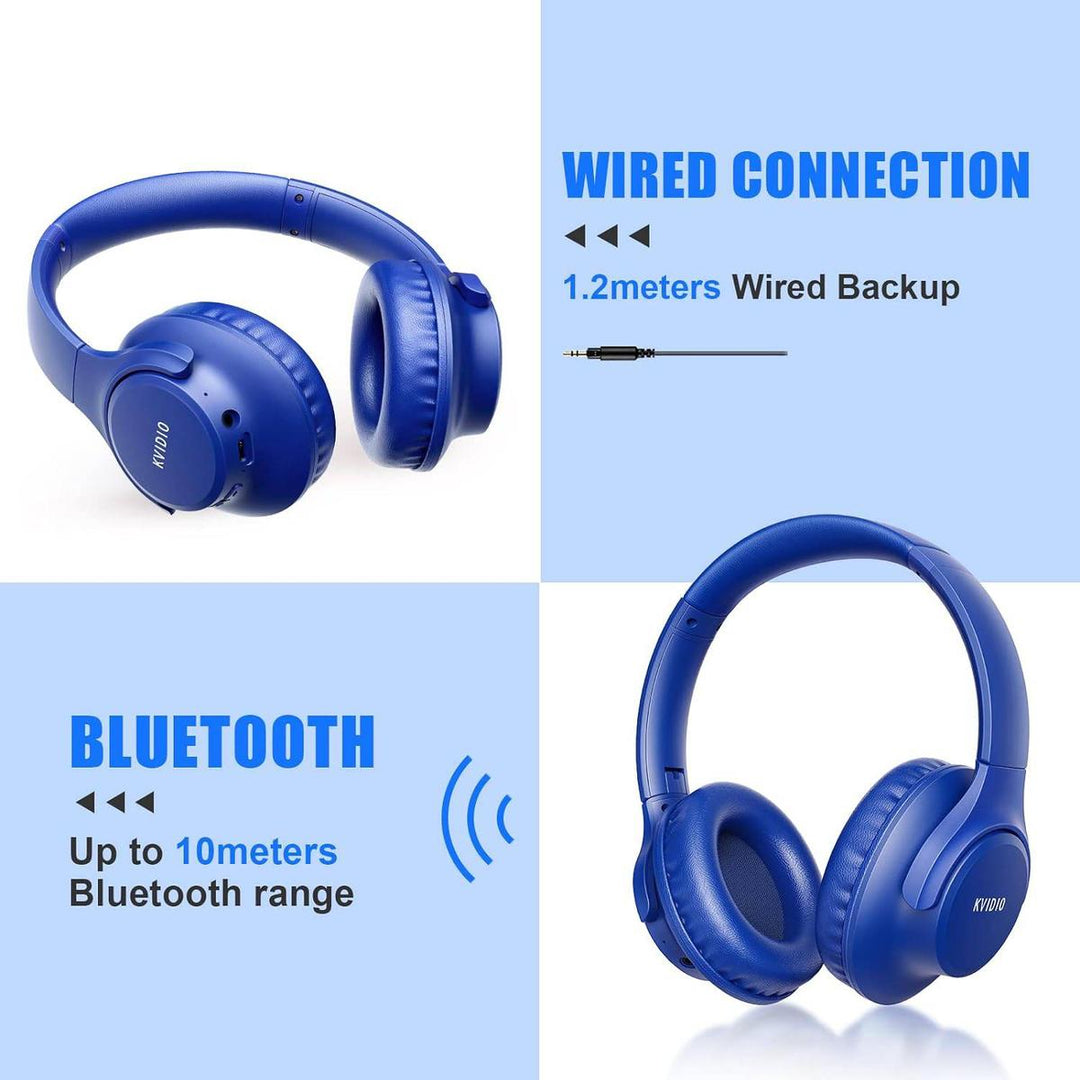 BLUVIDIO SoundWave Bluetooth Headphones - DOKUTRONIX