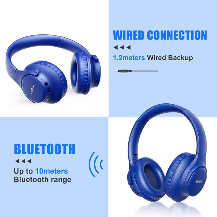BLUVIDIO SoundWave Bluetooth Headphones - DOKUTRONIX