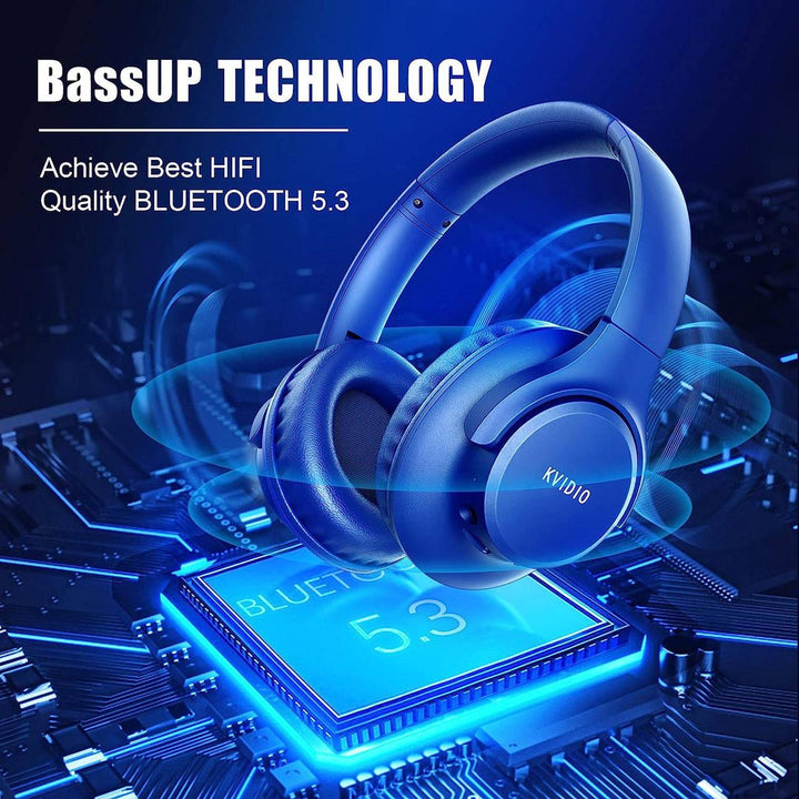 BLUVIDIO SoundWave Bluetooth Headphones - DOKUTRONIX