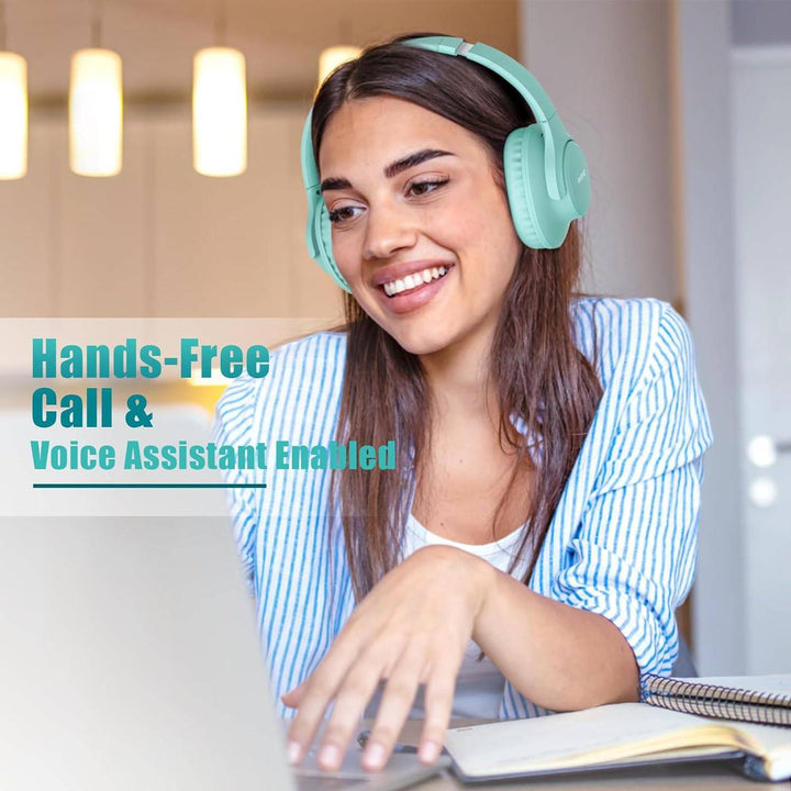 KVIDIO Green Bluetooth Over-Ear Headphones Elite - DOKUTRONIX