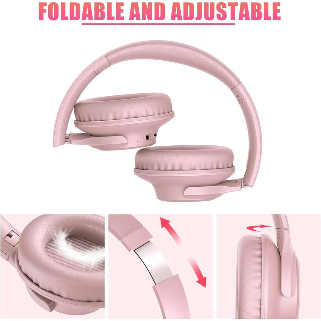 Pink Vibe Wireless Headphones - DOKUTRONIX