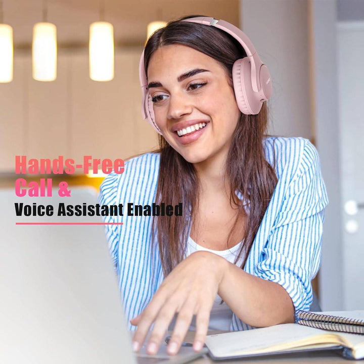 Pink Vibe Wireless Headphones - DOKUTRONIX