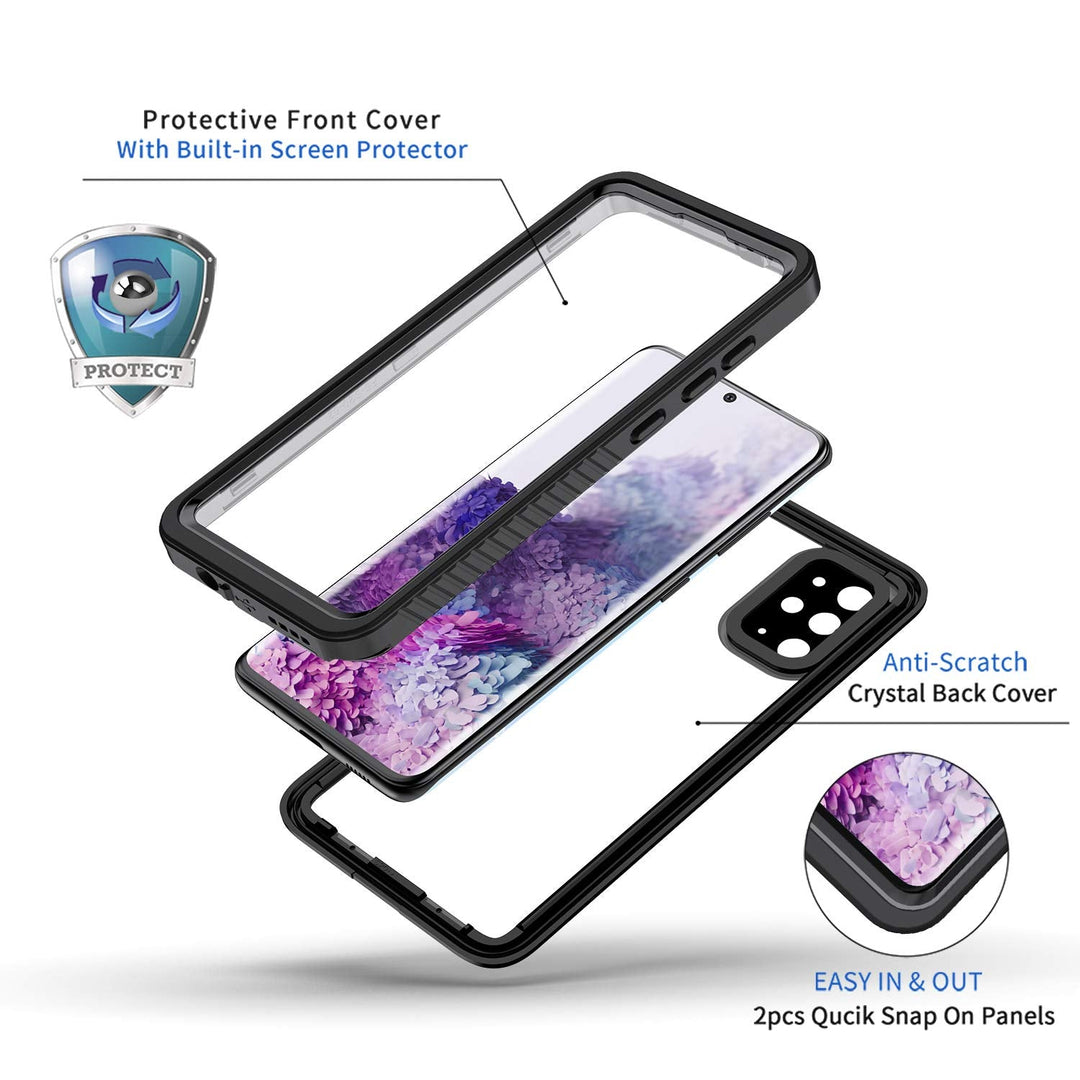 Lanhiem Galaxy S20+ Heavy Duty Waterproof Case - DOKUTRONIX