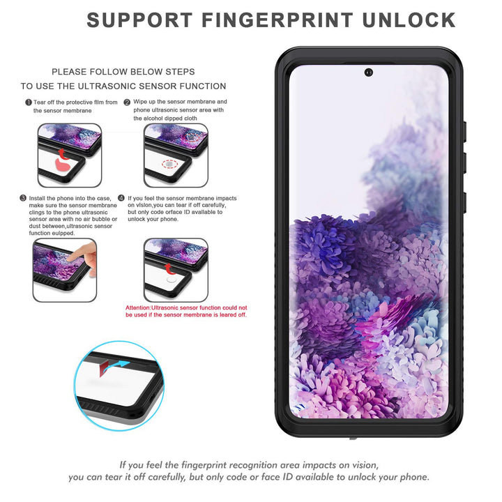 Lanhiem Galaxy S20+ Heavy Duty Waterproof Case - DOKUTRONIX